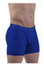 ErgoWear Stretchy Long Boxer Feel XX Ultra Low-Rise Midcut Blue Electric 1412 - SexyMenUnderwear.com