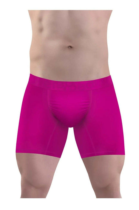 ErgoWear Stretchy Long Boxer Feel XX Ultra Low-Rise Midcut Raspberry Pink 1404 - SexyMenUnderwear.com