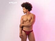 ErgoWear Super Lightweight Thongs Feel GR8 Burgundy 1249 8 - SexyMenUnderwear.com