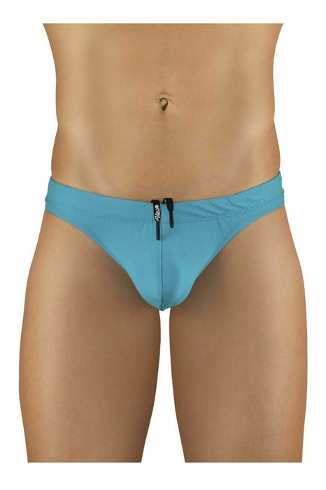 ErgoWear Swim-Brief X4D Low-Rise Bikini Classic Swimwear Turquoise 1051 19 - SexyMenUnderwear.com