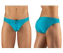 ErgoWear Swim-Brief X4D Low-Rise Bikini Classic Swimwear Turquoise 1051 19 - SexyMenUnderwear.com