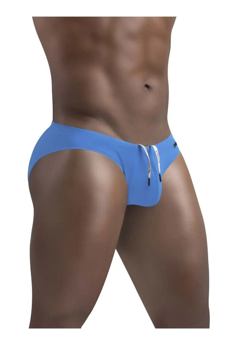ErgoWear Swim Briefs X4D Low-Rise Swimwear Ocean Blue 1416 - SexyMenUnderwear.com