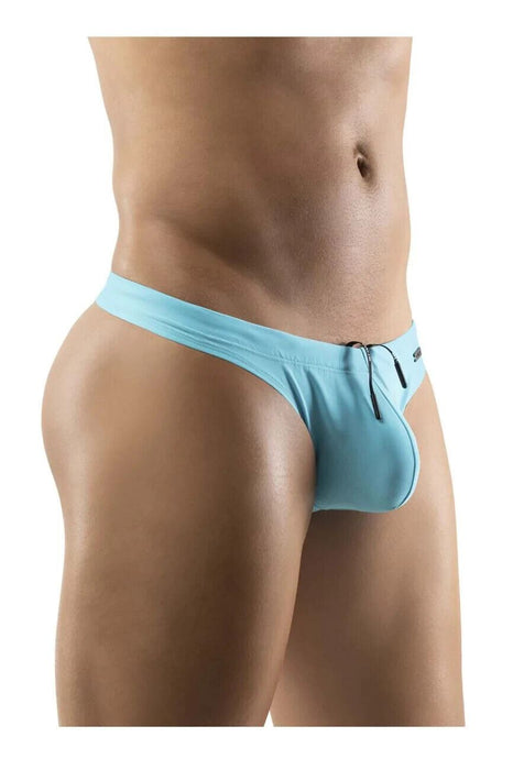 ErgoWear Swim-Thong X4D Silky Style & Comfort Swimwear Neon Aqua 1220 9 —