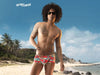 ErgoWear Swim Trunks FEEL Sleek & Stretchy Swimwear Red 1227 46 - SexyMenUnderwear.com