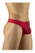 ErgoWear Swimwear X4D Sporty Feel Stretchy Swim-Thong Red 1048 16 - SexyMenUnderwear.com