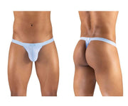 ErgoWear Thong Silky Soft Microfiber Thongs Seamed Pouch Sky Blue 1143 3 - SexyMenUnderwear.com