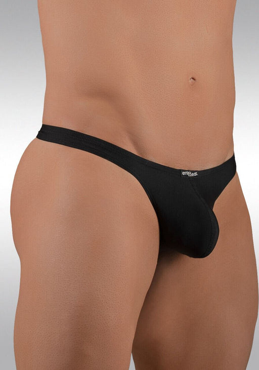 ERGOWEAR Thong X4D With 3D-Pouch Minimal Flat-Sewn Seams Black 1230 10 - SexyMenUnderwear.com