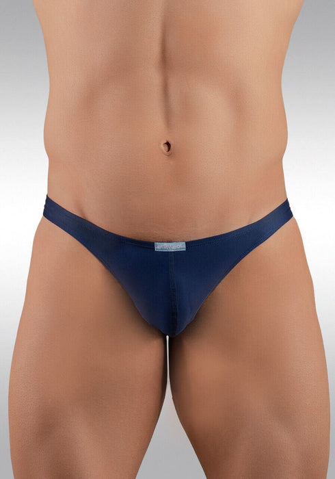 ERGOWEAR Thong X4D With 3D-Pouch Minimal Flat-Sewn Seams Dark Blue 1236 10 - SexyMenUnderwear.com