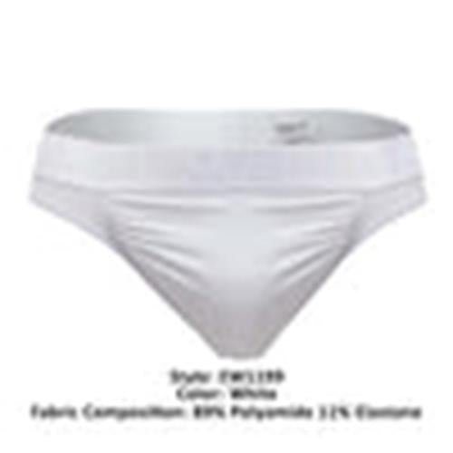 ErgoWear Thongs FEEL XV Low-Rise Super Soft Elastic Thong White 1199 - SexyMenUnderwear.com