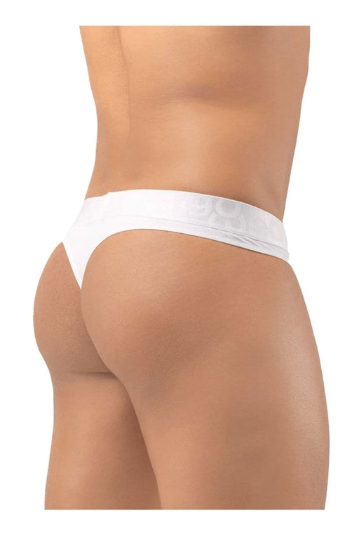 ErgoWear Thongs FEEL XV Low-Rise Super Soft Elastic Thong White 1199 - SexyMenUnderwear.com