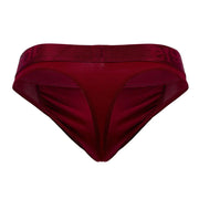ErgoWear Thongs FEEL XV Low-Rise Thong Elastic Waistband Burgundy 1195 - SexyMenUnderwear.com