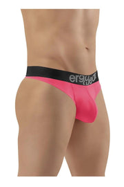 ErgoWear Thongs Hip Silky Soft Microfiber Thong Coral Pink 1362 - SexyMenUnderwear.com