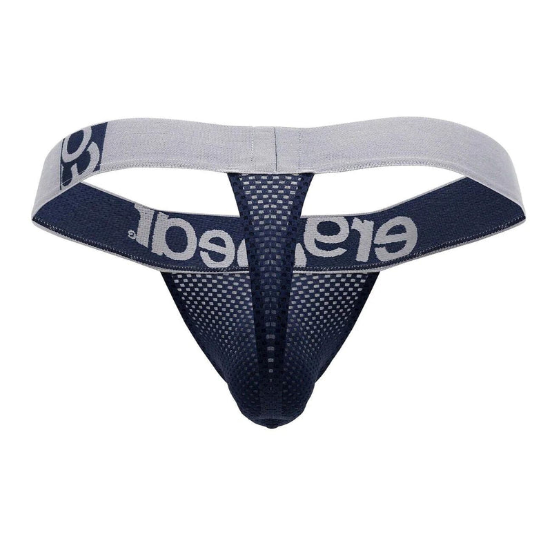 ErgoWear Thongs MAX Mesh Pouch Stretchy Breathable Thong Dark Blue 1207 14 - SexyMenUnderwear.com