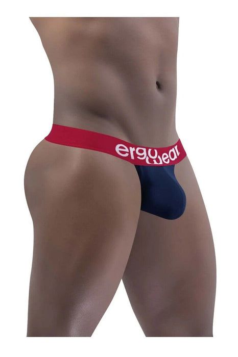ErgoWear Thongs MAX SP Quick-Dry Sporty Thong Admiral Blue 1453 85 - SexyMenUnderwear.com