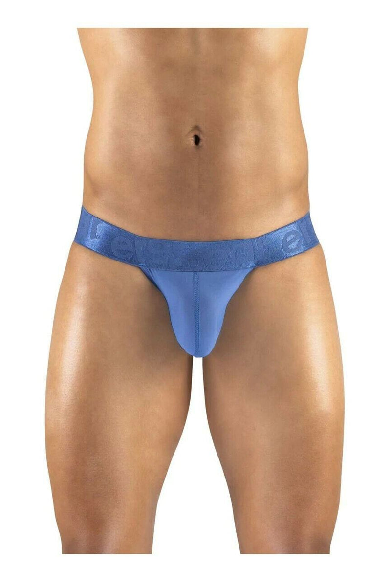 ErgoWear Thongs MAX XV Soft Sexy Silky Microfiber Thong Stone Blue 1173 35 - SexyMenUnderwear.com
