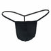 G-String CANDYMAN Super Soft & Sexy Thong Contoured Pouch Lift Black 9586 6 - SexyMenUnderwear.com