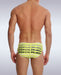 GARCON MODEL Swimwear Graffiti Low Rise Swim-Brief Zesty Yellow 9 - SexyMenUnderwear.com
