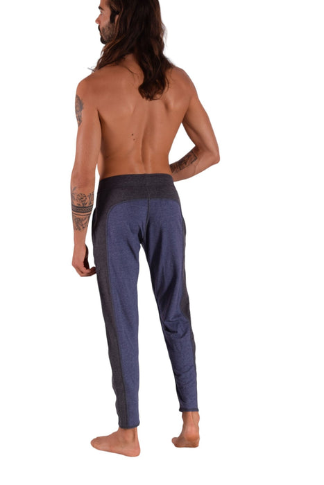 GIGO Sport Leggings Gym Wear Extra Soft Training Sweat Pants Athlectic Blue 3 - SexyMenUnderwear.com