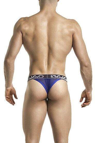 GIGO Thong Tanga Para Hombres NET BLUE G05146 5 - SexyMenUnderwear.com