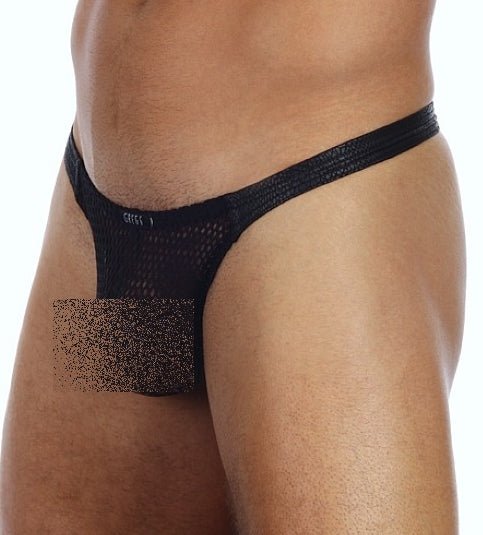 Gregg Homme Appolo Fishnet Thongs Lingerie Black 76904 6 - SexyMenUnderwear.com