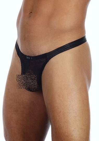 Gregg Homme Appolo Fishnet Thongs Lingerie Black 76904 6 - SexyMenUnderwear.com