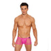 Gregg Homme Boxer Brief Beyond Doubt Mesh Fabric Magenta Pink 110205 102 - SexyMenUnderwear.com