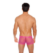 Gregg Homme Boxer Brief Beyond Doubt Mesh Fabric Magenta Pink 110205 102 - SexyMenUnderwear.com