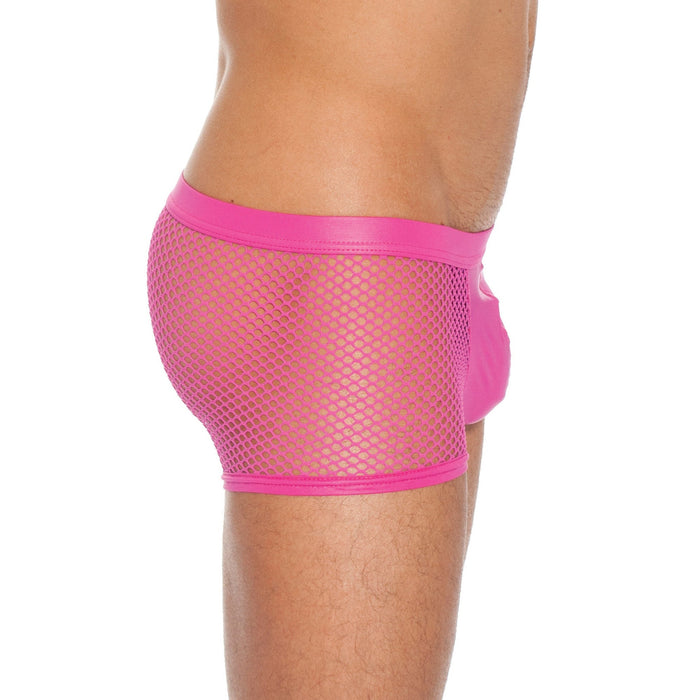 Gregg Homme Boxer Brief Beyond Doubt Mesh Fabric Magenta Pink 110205 102 - SexyMenUnderwear.com