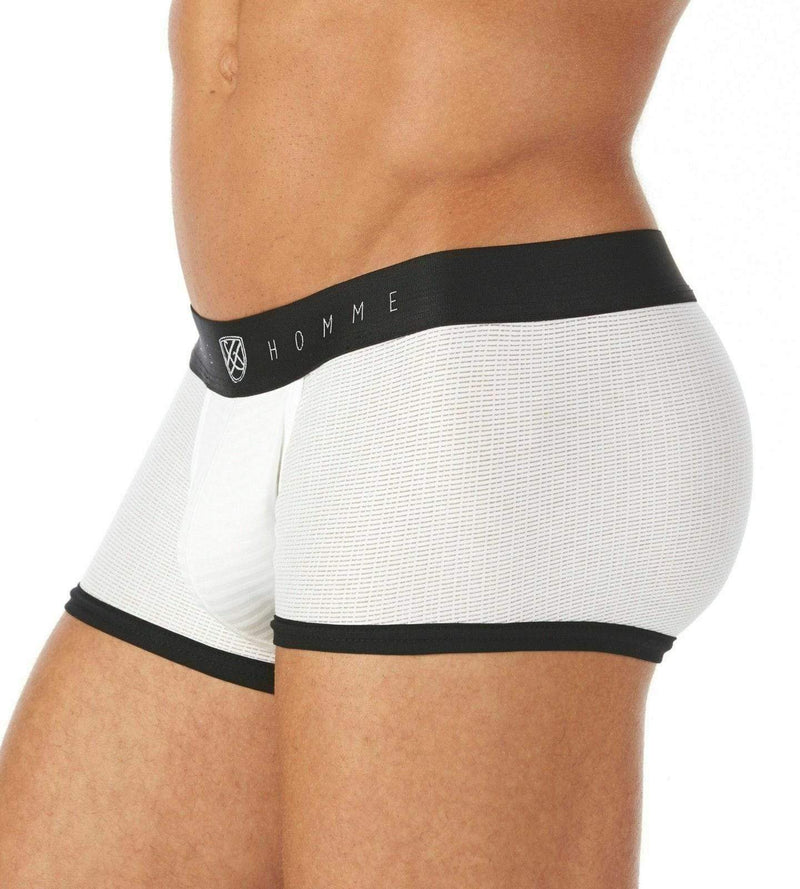Gregg Homme Boxer Brief Gentlemen MicroModal Super Soft White 121605 110 - SexyMenUnderwear.com