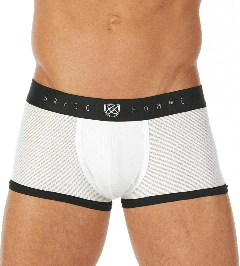 Gregg Homme Boxer Brief Gentlemen MicroModal Super Soft White 121605 110 - SexyMenUnderwear.com