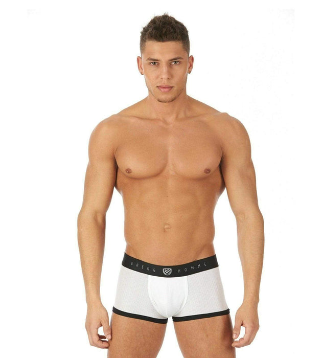 Gregg Homme Boxer Brief Gentlemen MicroModal Super Soft White 121605 110 - SexyMenUnderwear.com