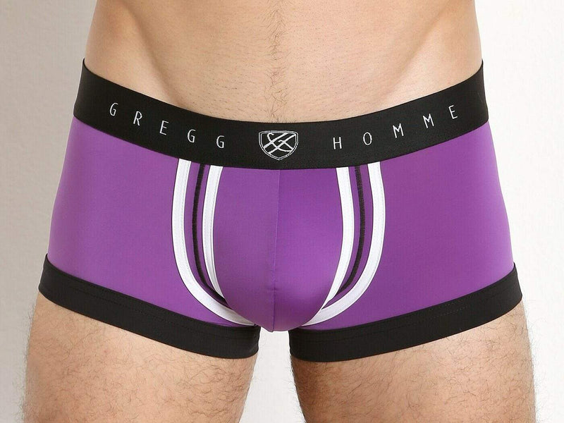 Gregg Homme Boxer Brief Push Up 2.0 Mini Boxers Padded Purple 142505 117 - SexyMenUnderwear.com