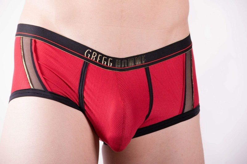 Gregg Homme Boxer Brief Traveler Enhancer Pouch Red 132005 67 - SexyMenUnderwear.com
