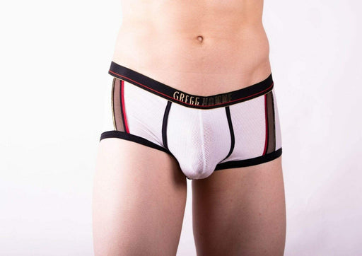 Gregg Homme Boxer Brief Traveler Enhancer Pouch White 132005 67 - SexyMenUnderwear.com