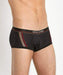 Gregg Homme Boxer Brief Traveler With Mesh Panel Black 132005 67 - SexyMenUnderwear.com