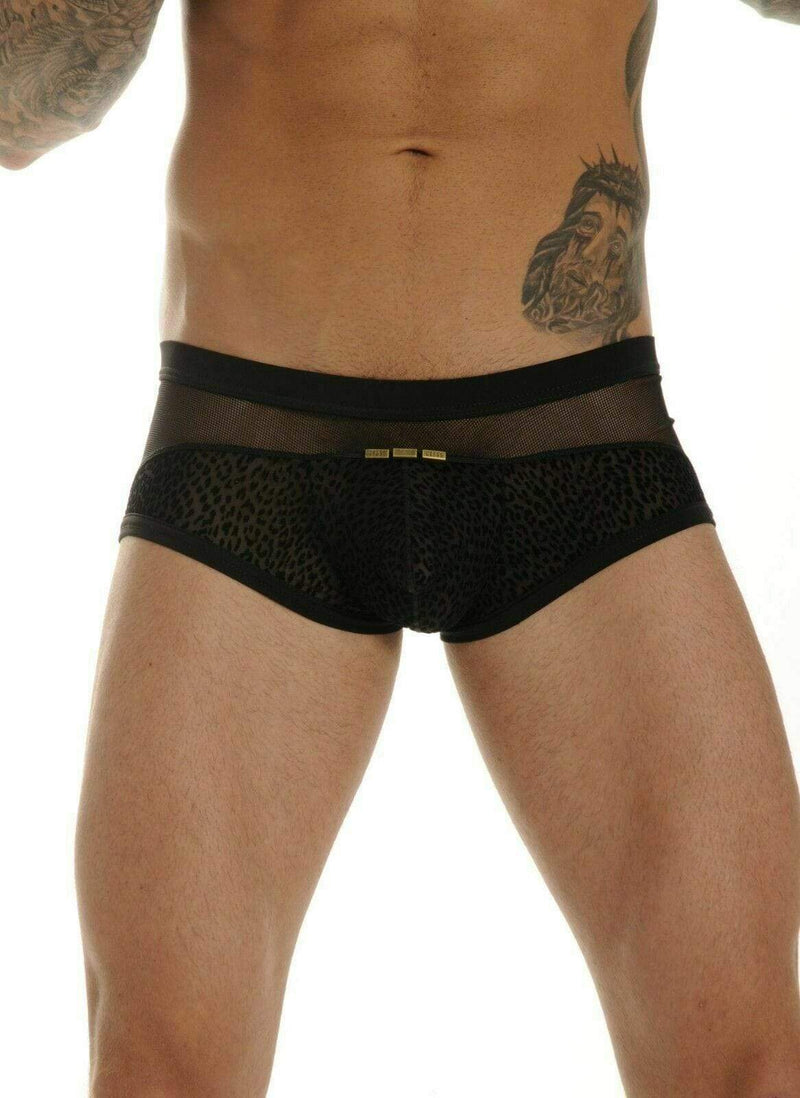 GREGG HOMME Boxer Brief TRYST Leopard Velvet Look Velour Luxury 130105 129 - SexyMenUnderwear.com