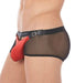 Gregg Homme Boxer Briefs Chaser C-Ring Detachable See-Thru Red 141005 127 - SexyMenUnderwear.com