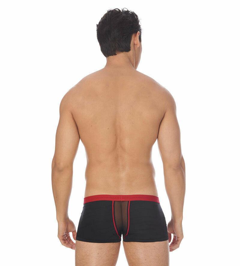 Gregg Homme Boxer Cheeky Mesh C-Ring Boxer Brief Black 132305 77 - SexyMenUnderwear.com
