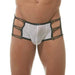 Gregg Homme Boxer Conquistador Fish-Mesh Trunks White 160005 112 - SexyMenUnderwear.com