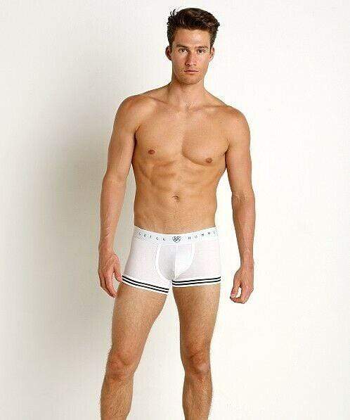 Gregg Homme Boxer Evoke Micro Modal Trunk White 160505 99 - SexyMenUnderwear.com