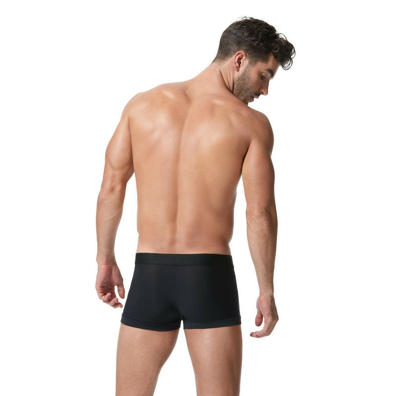 Gregg Homme Boxer Room-Max Hyper Stretch Trunk Black 152705 44 - SexyMenUnderwear.com
