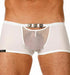 GREGG HOMME Boxer Sensuel Transparent Romantic ''PIMP'' Edition White 96605 161 - SexyMenUnderwear.com