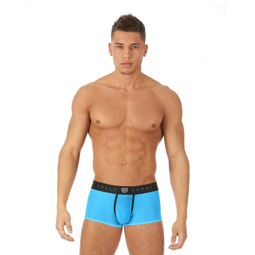 Gregg Homme Boxer Torridz Outrageous Underwear Sheer Aqua 87465 15C - SexyMenUnderwear.com