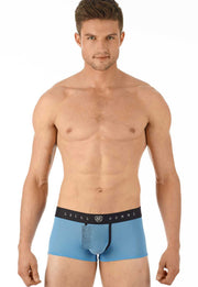 Gregg Homme Boxer Torridz Outrageous Underwear Sheer Blue 87465 15A - SexyMenUnderwear.com