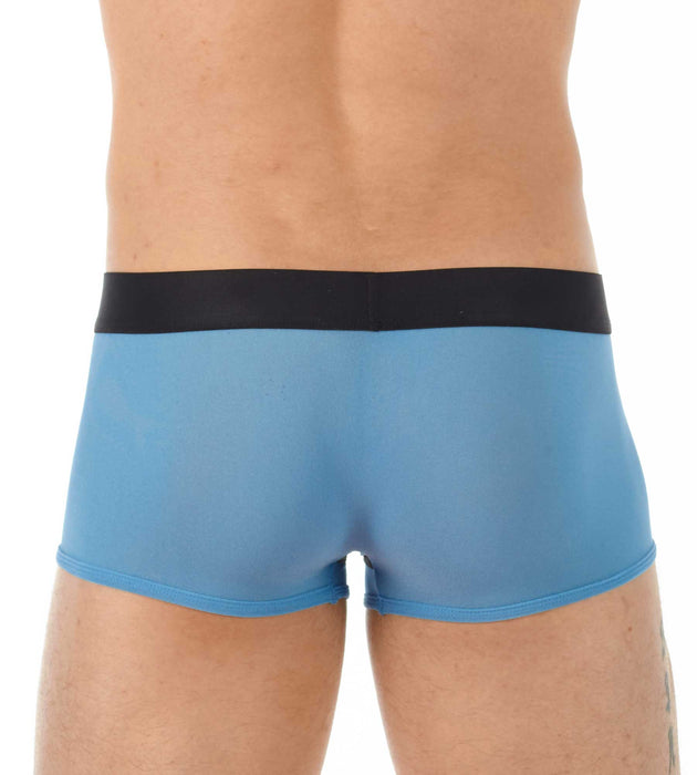 Gregg Homme Boxer Torridz Outrageous Underwear Sheer Blue 87465 15A - SexyMenUnderwear.com