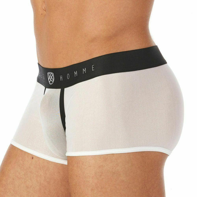 Gregg Homme Boxer Torridz Sheer Underwear White 87465 15 - SexyMenUnderwear.com