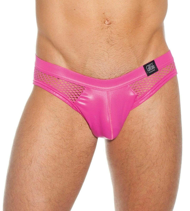 Gregg Homme Brief Beyond Doubt Mesh Sexy Briefs Magenta Pink 110213 103 - SexyMenUnderwear.com