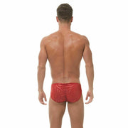 Gregg Homme Brief Hookt Mens Briefs Detachable Sexy Slip Red 162203 121 - SexyMenUnderwear.com