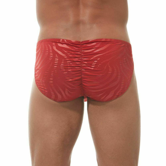Gregg Homme Brief Hookt Mens Briefs Detachable Sexy Slip Red 162203 121 - SexyMenUnderwear.com