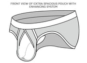 Gregg Homme Brief Room Max Outraggeous Underwear White 152703 49 - SexyMenUnderwear.com